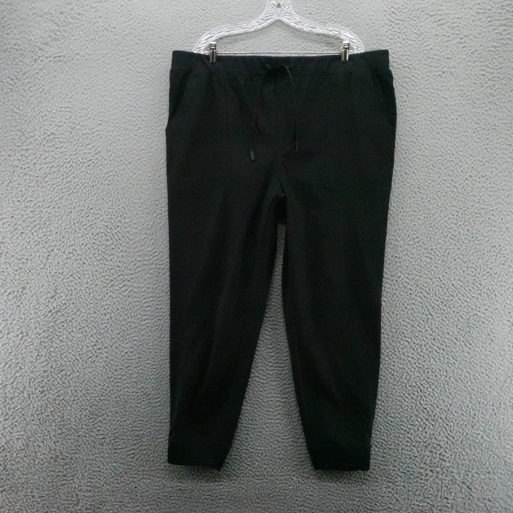 VRST Mens Commuter Slim Jogger Pants Pure Black XXL‎ NWT $88